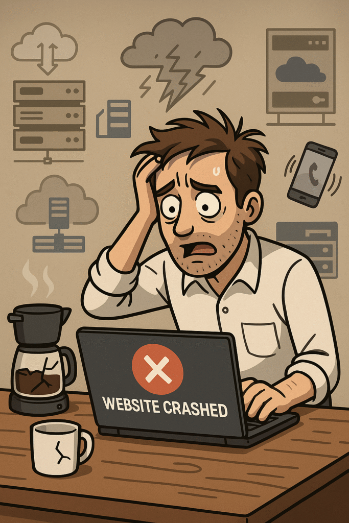 Hosting crashed