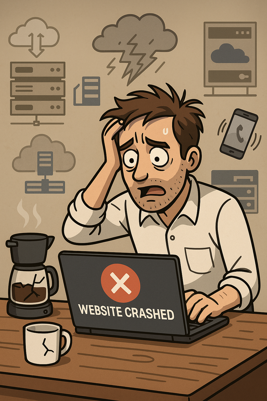 Hosting crashed