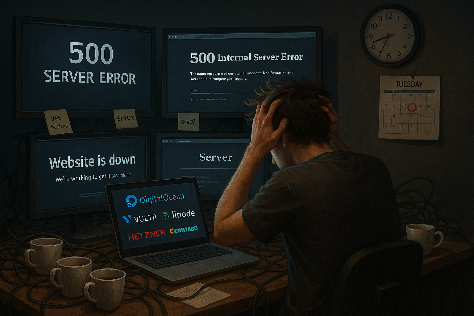 Hosting crashed